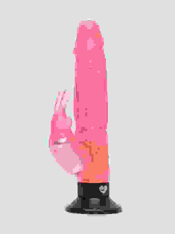 Lovehoney Love Bunny Suction Cup Rabbit Vibrator, Pink, hi-res
